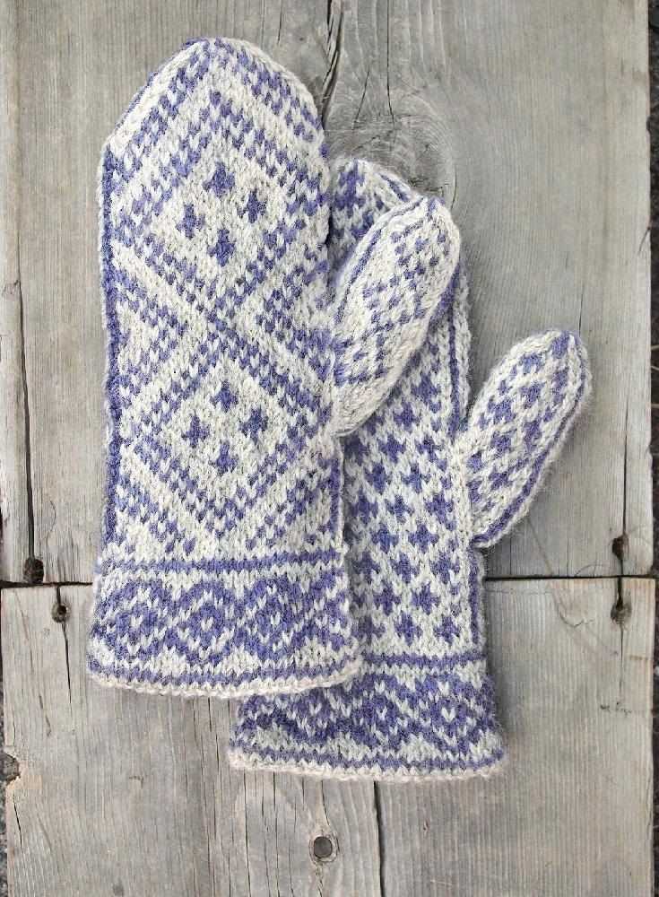 Mens mittens knitting pattern