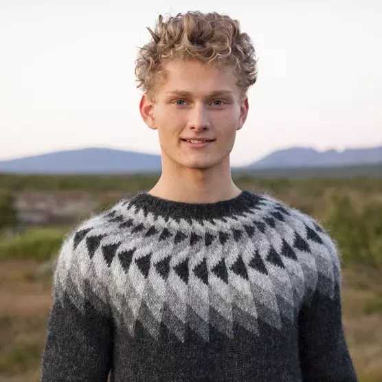 Mens nordic sweater knitting pattern
