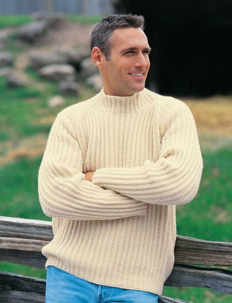 Mens sweater knit pattern