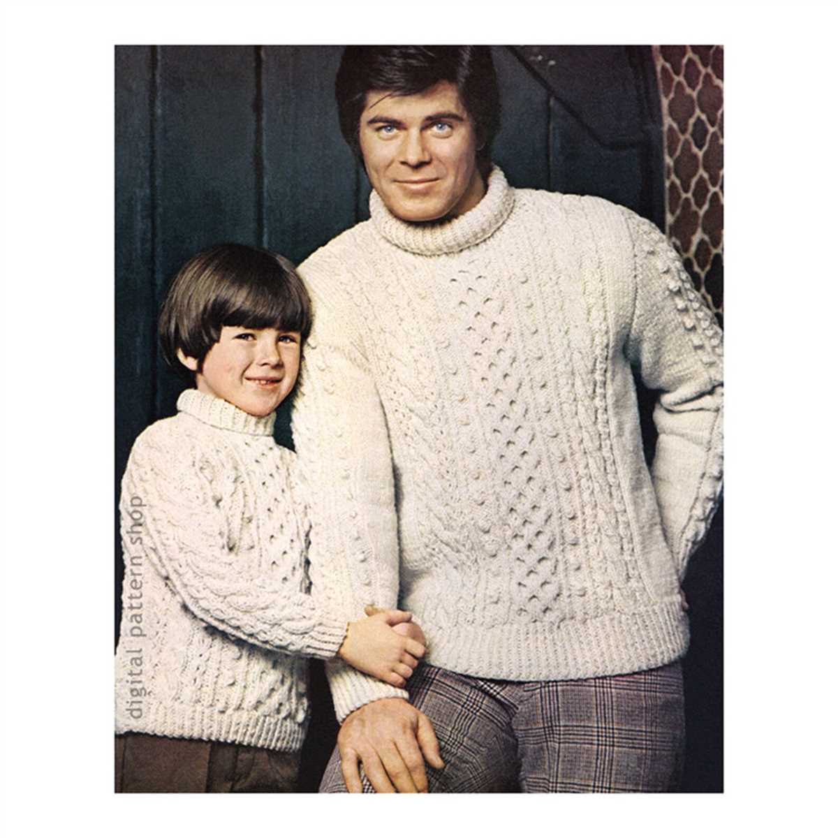 Mens aran sweater knitting patterns free