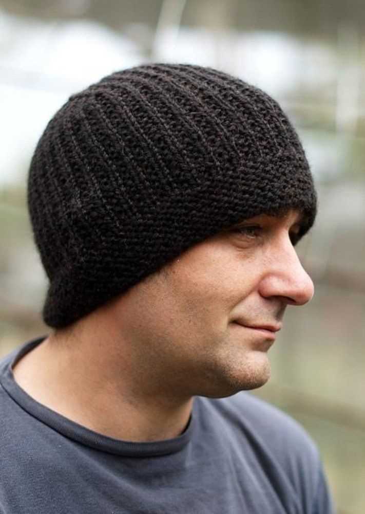 Mens cable hat knitting pattern