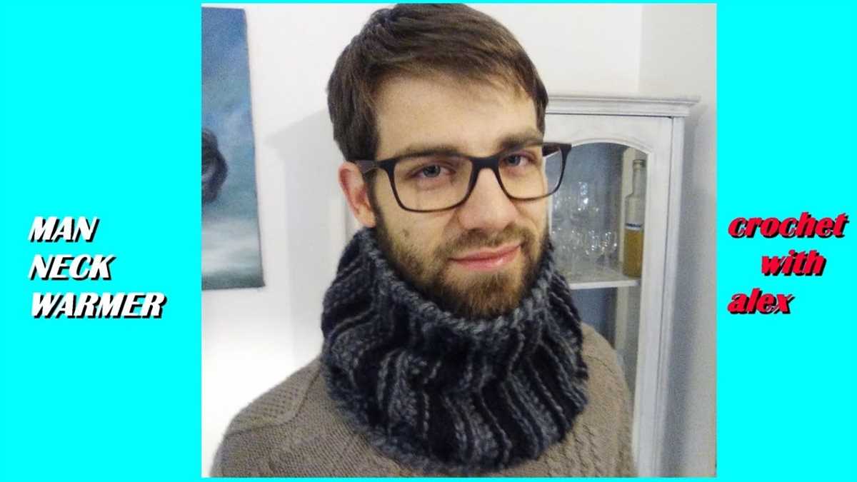 Mens herringbone scarf knitting pattern