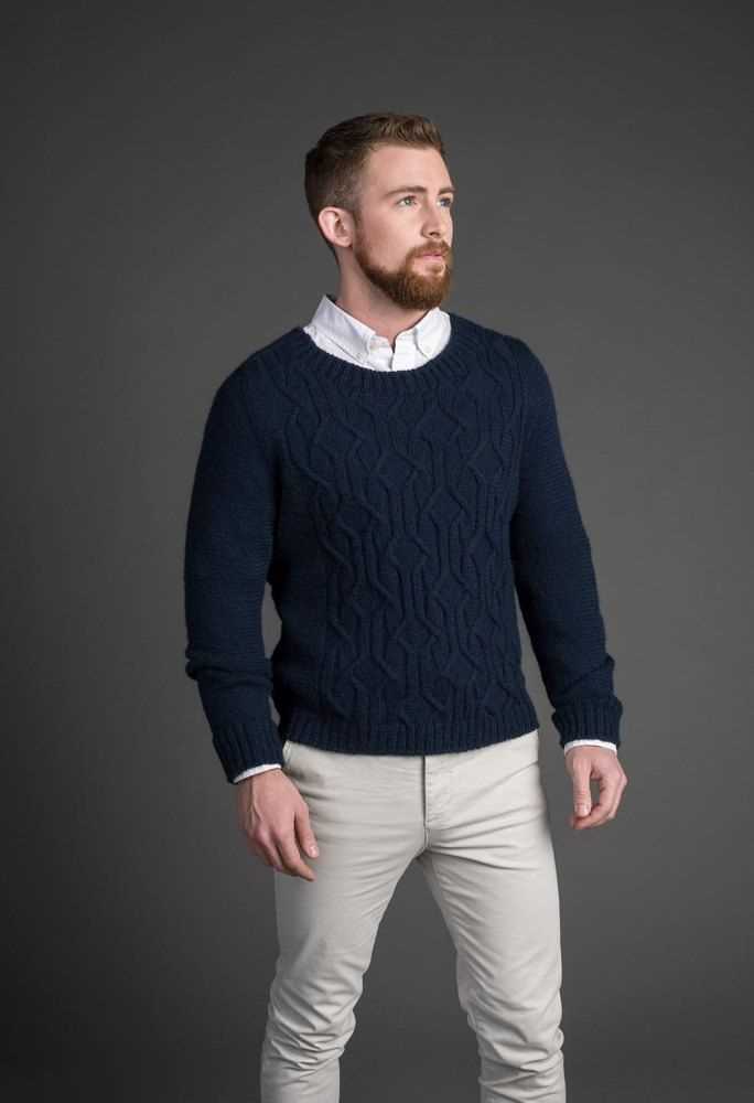 Mens knit sweater pattern