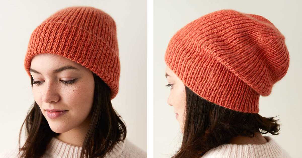 Mens ribbed knit hat pattern straight needles