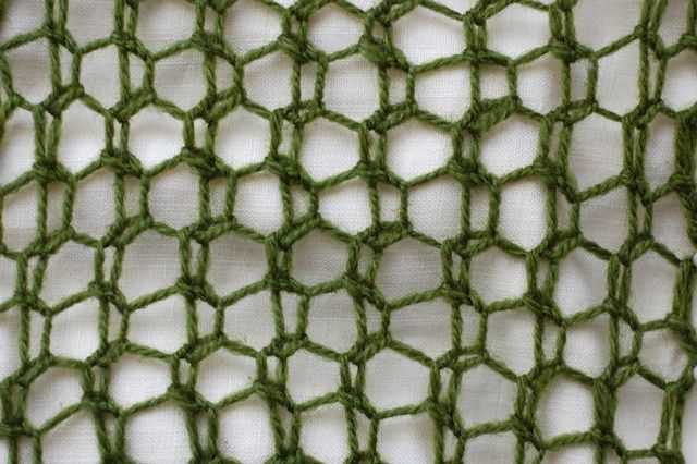 Master the art of mesh knitting with this unique pattern Mesh knitting pattern