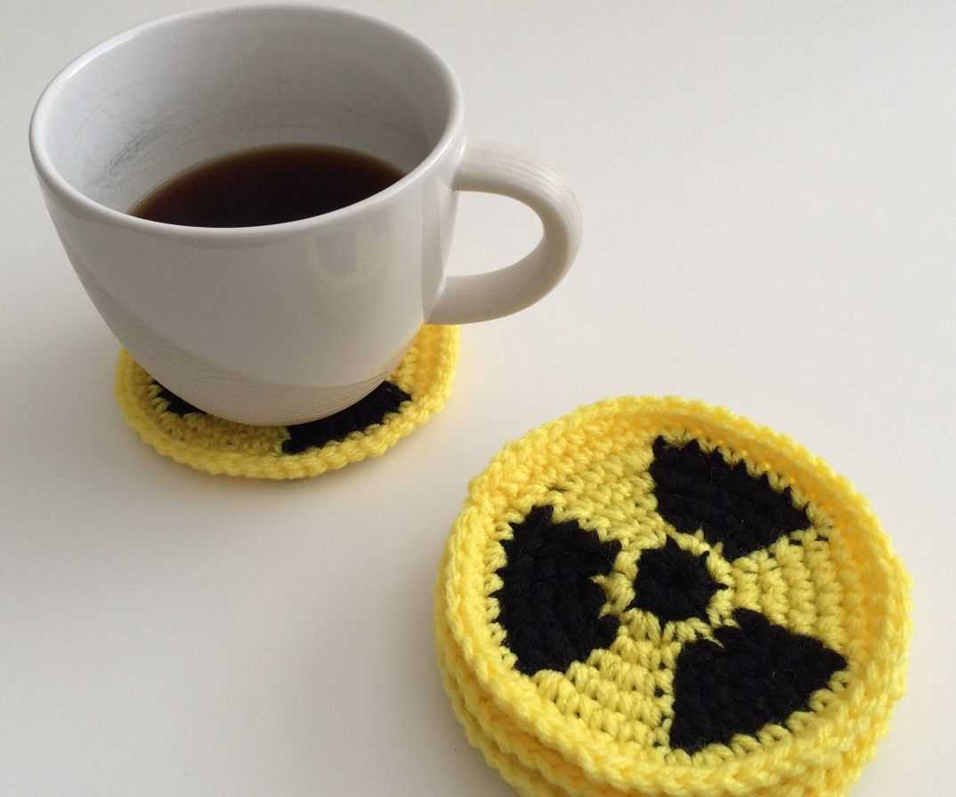 Easy coaster knitting pattern