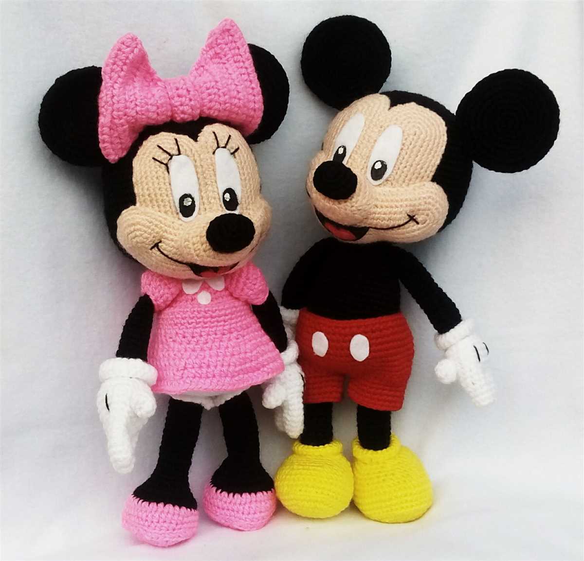 Mickey mouse toy knitting pattern