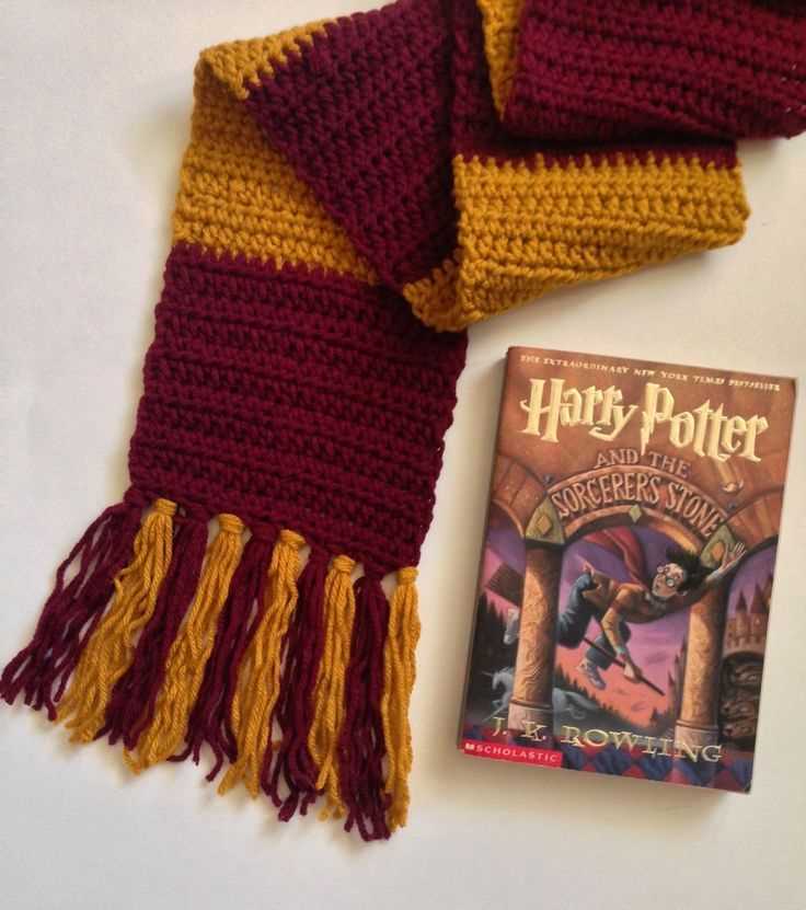 Harry potter house scarves knitting pattern