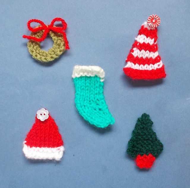 Mini christmas knits free patterns