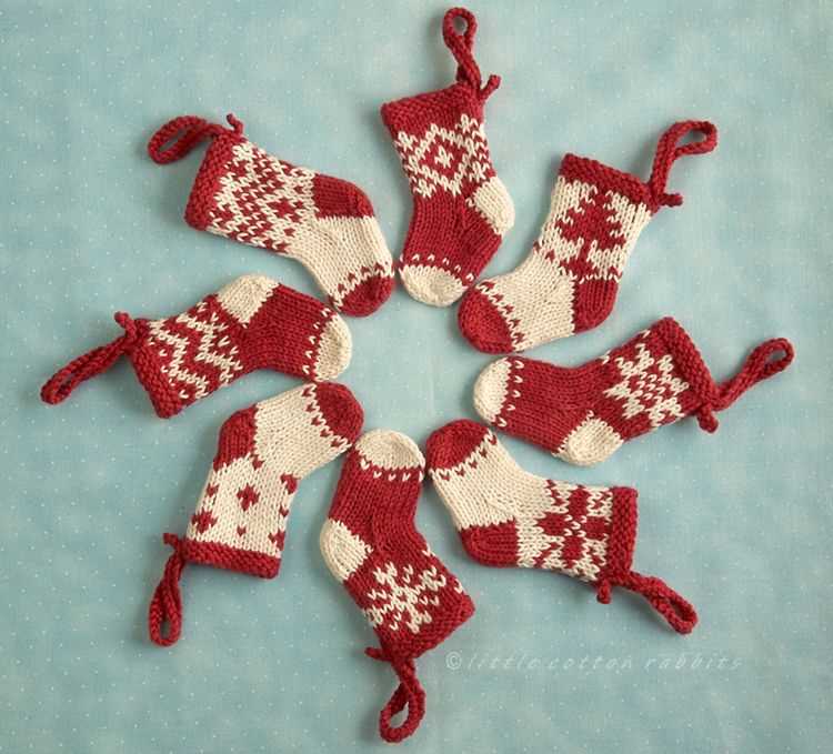 Mini christmas knits free patterns