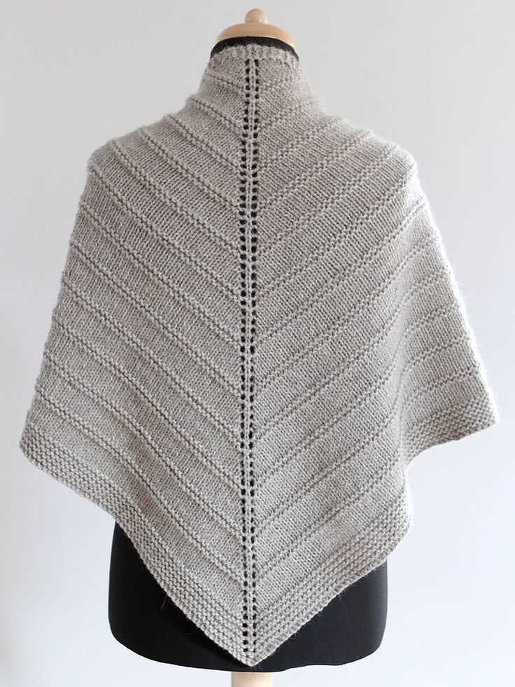 Button poncho knitting pattern