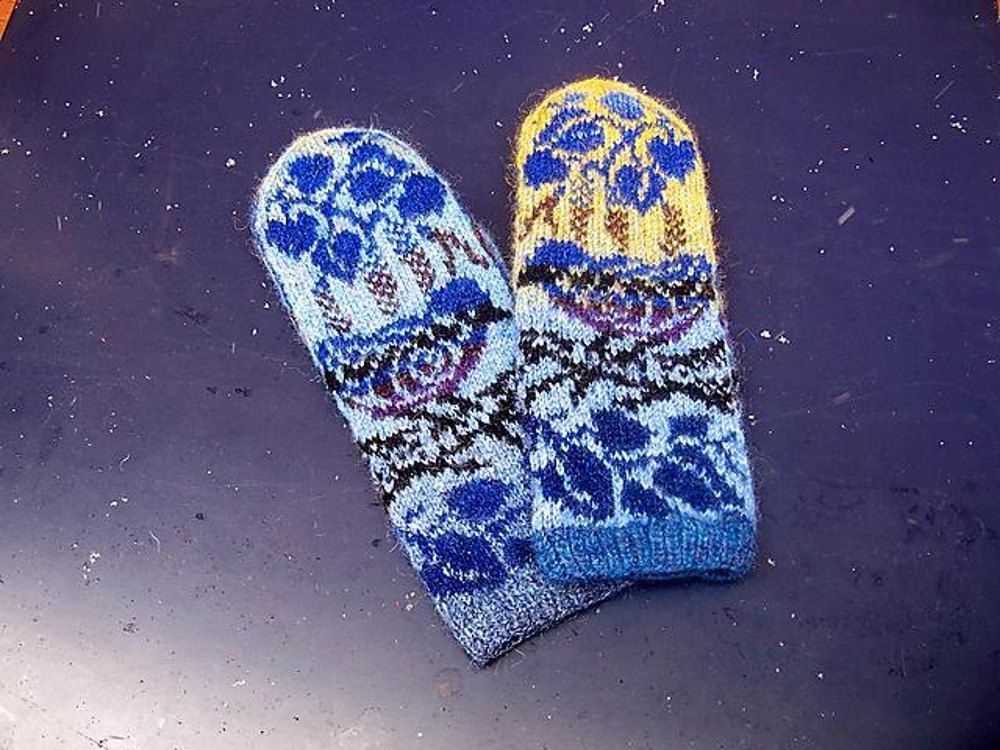 Mitten pattern knitting beginners