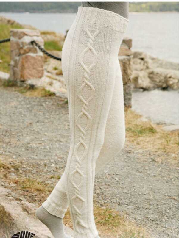 Knitting patterns for women's leggings