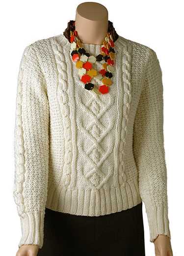 Free knitting patterns for women's pullover sweaters