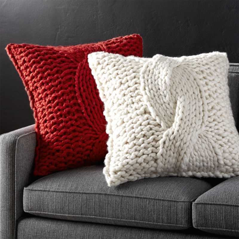 Knitted pillowcase pattern