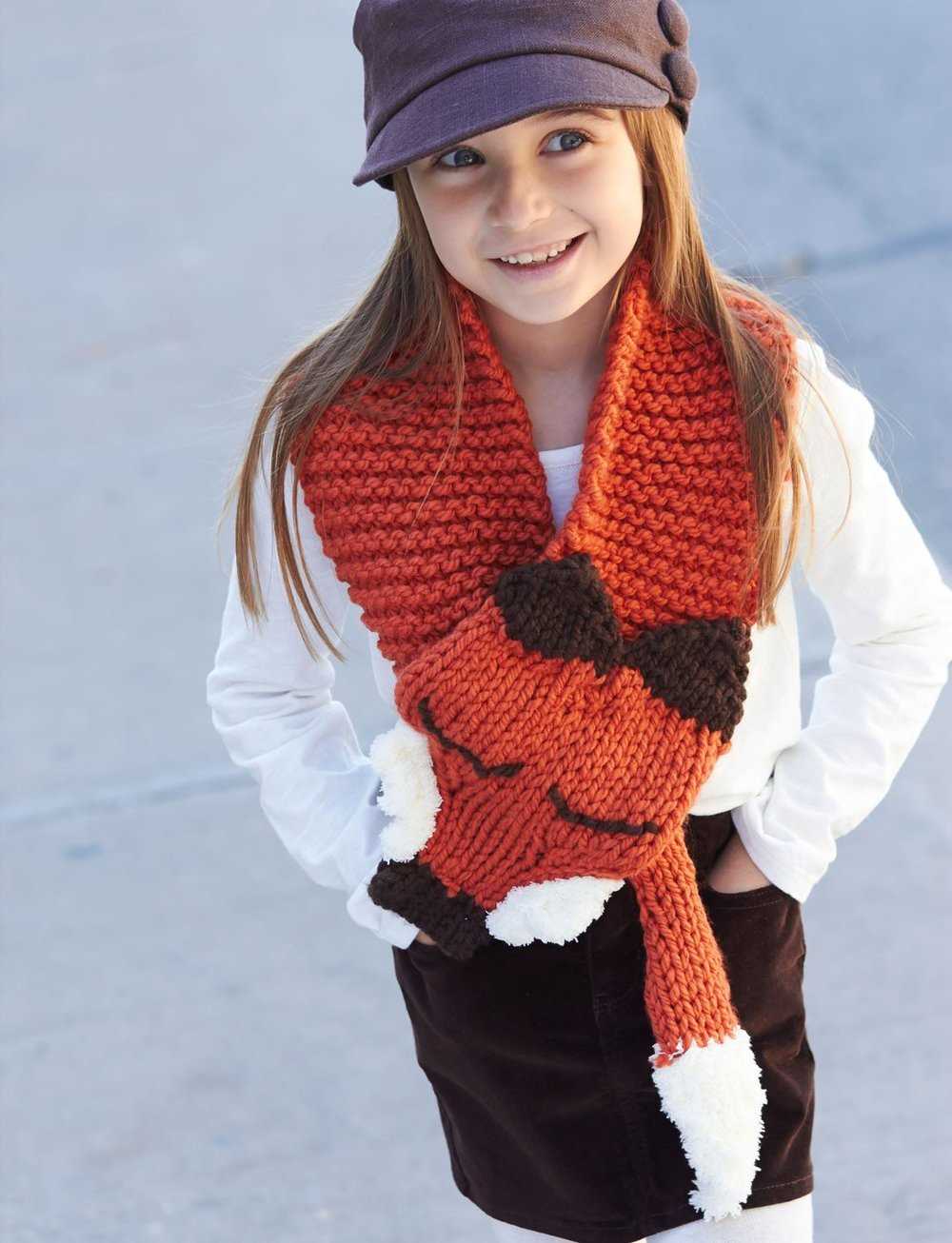 Childs scarf knitting pattern