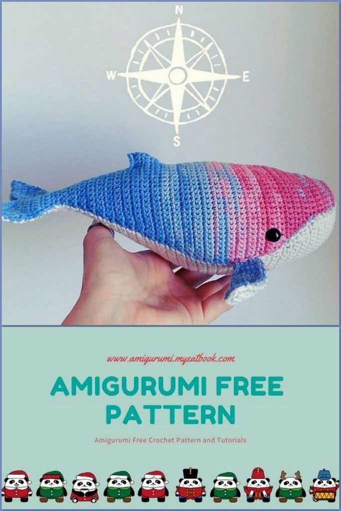 Knitted whale pattern free