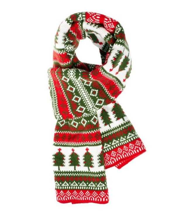 Candy cane scarf knit pattern