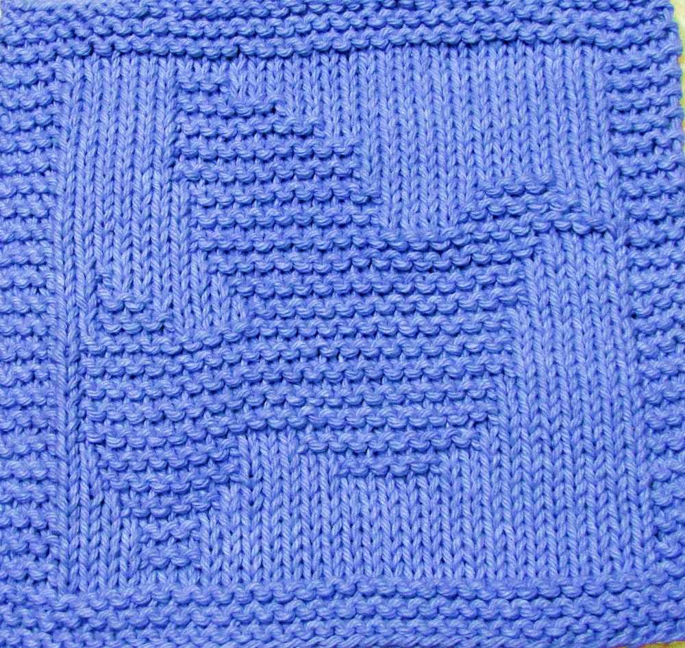 Knitted animal dishcloth patterns