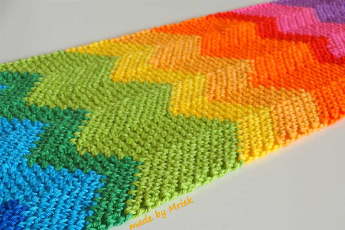 Moss stitch scarf knitting pattern free