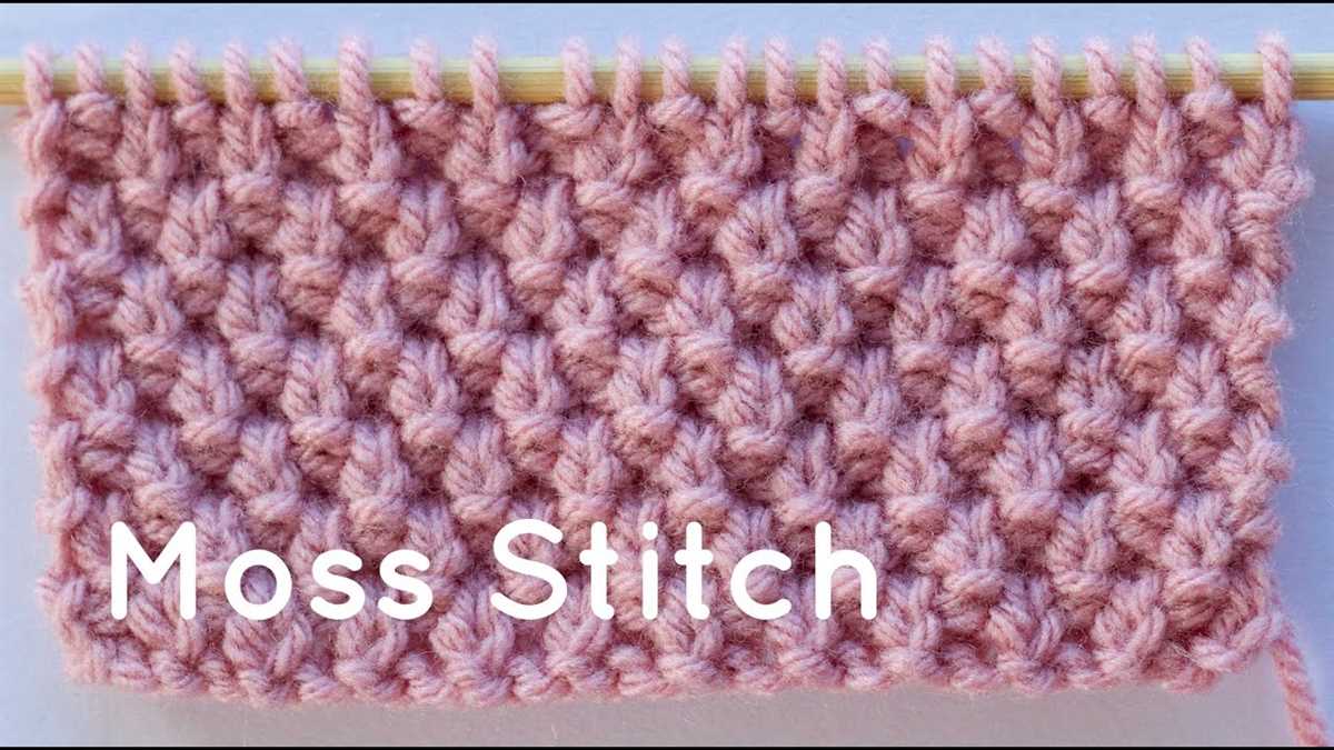Create a cozy moss stitch knit scarf with this pattern Moss stitch knit scarf pattern