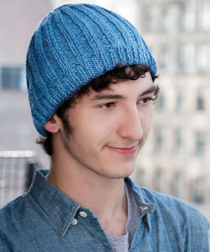 Easy men's knitted hat pattern free