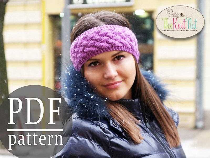 Chunky knit headband pattern