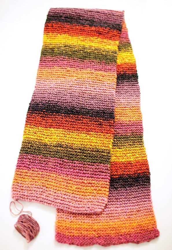 Free knit scarf pattern