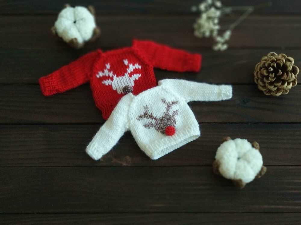 Christmas teddy bear knitting pattern