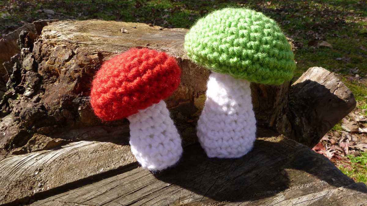 Mushroom knitting pattern free
