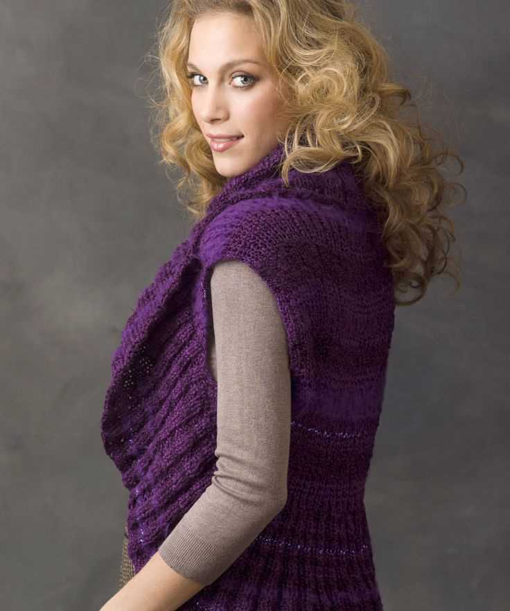 Endless circle vest knitting pattern