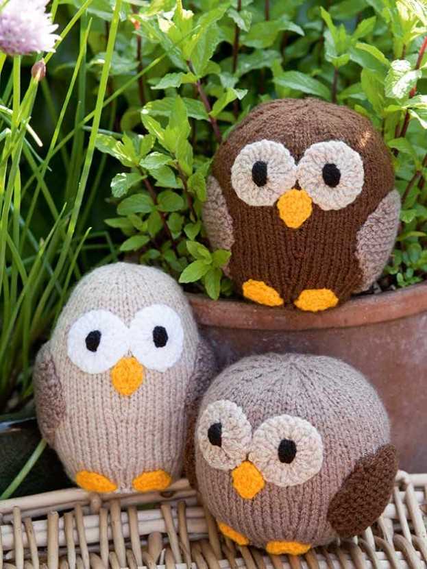 Free owl knitting patterns to download