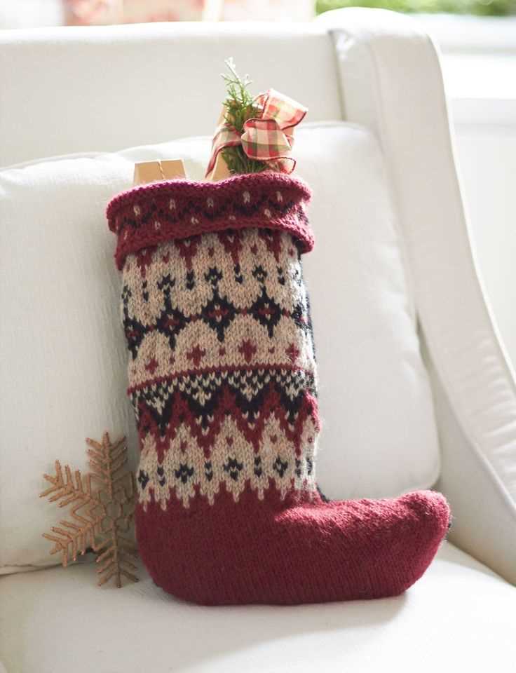 Christmas stocking knit patterns