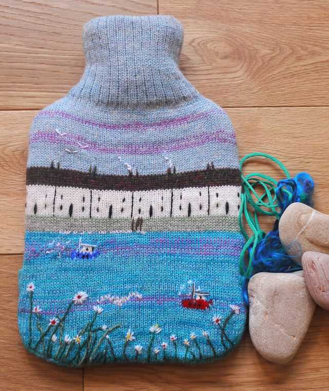 Knitted bottle cover pattern