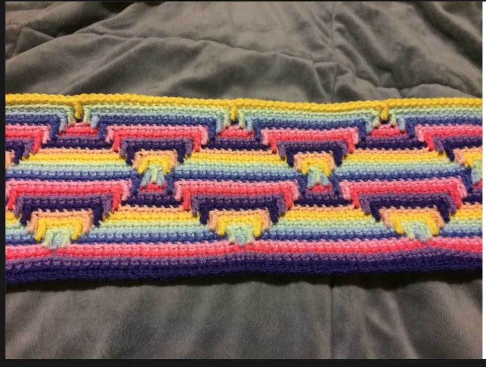 Navajo blanket knitting pattern
