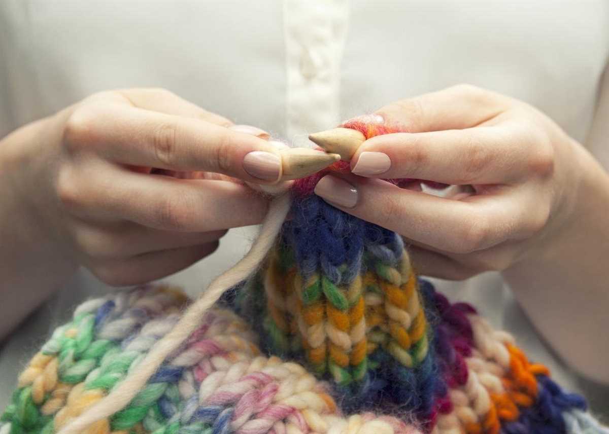 How to knit a patterned scarf