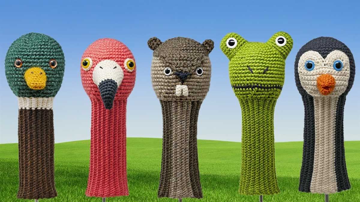 Knitting pattern for golf club covers