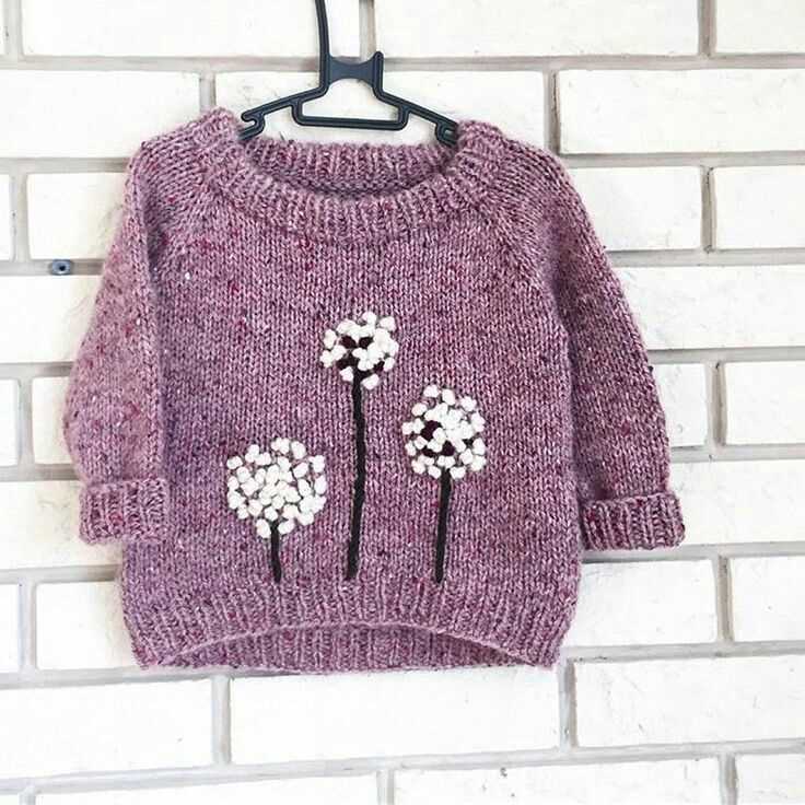 Popcorn sweater knitting pattern