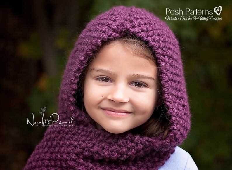 Children's cowl knitting pattern