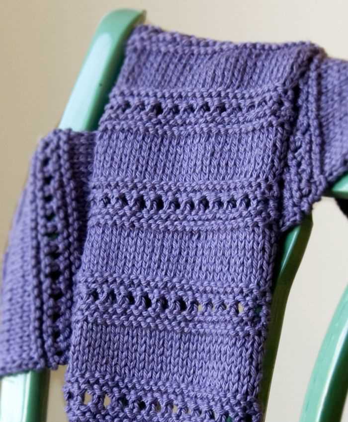 Beginner knit scarf pattern free