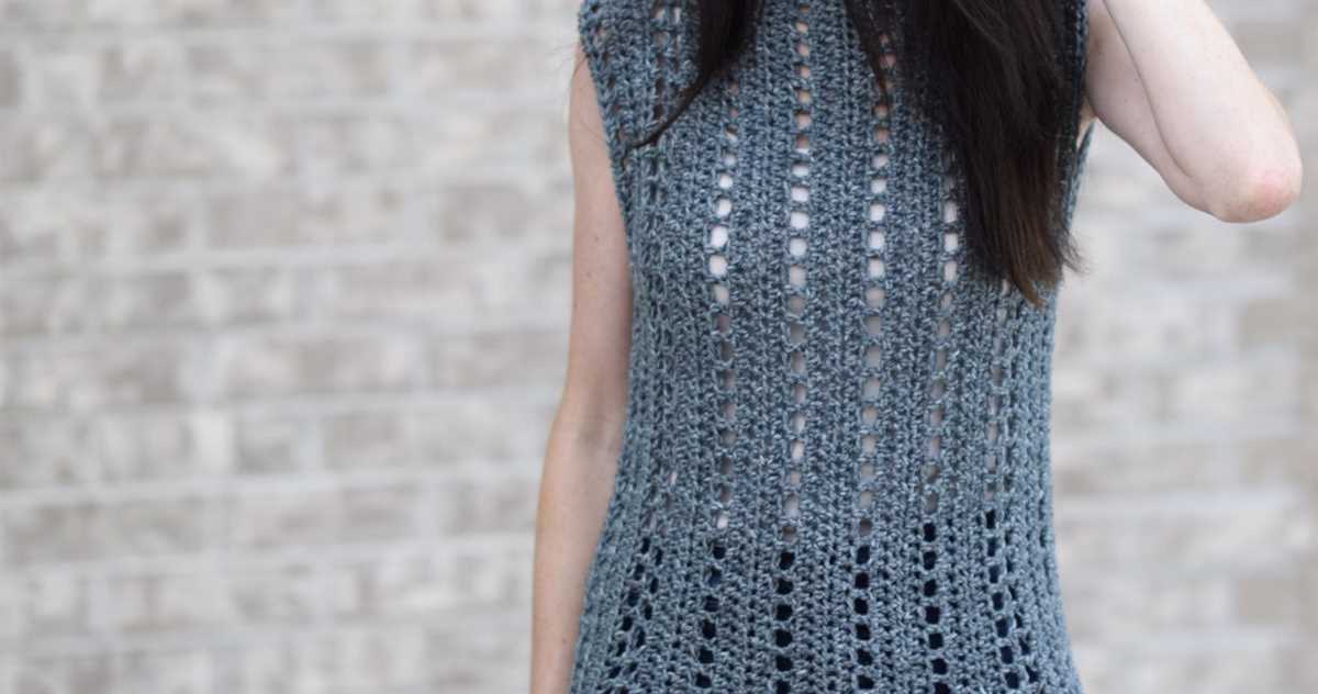 Knit sleeveless top pattern