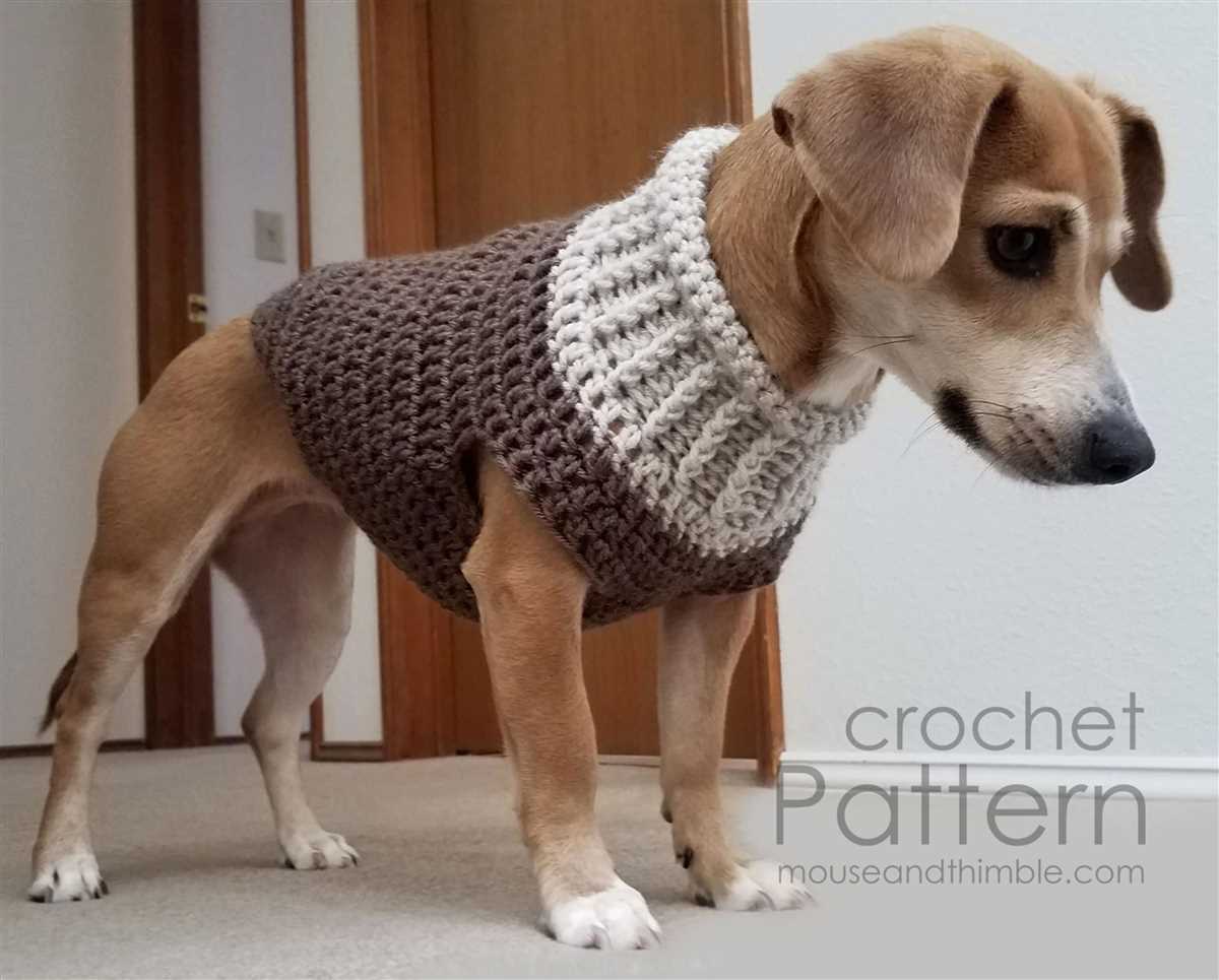 Free easy dog sweater patterns to knit