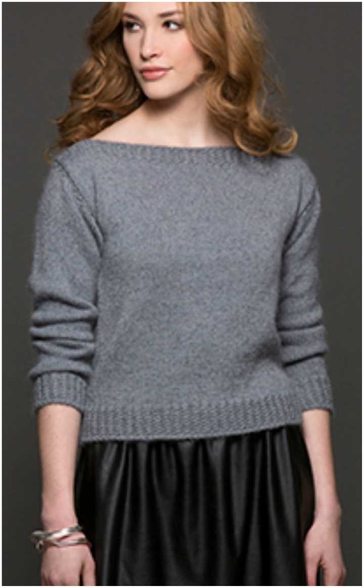 Easy knit pullover sweater pattern free