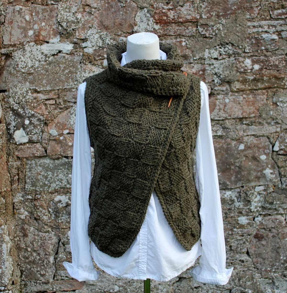 Vintage vest knitting pattern