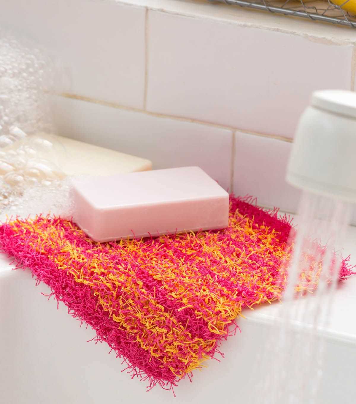 Chunky knit dishcloth pattern