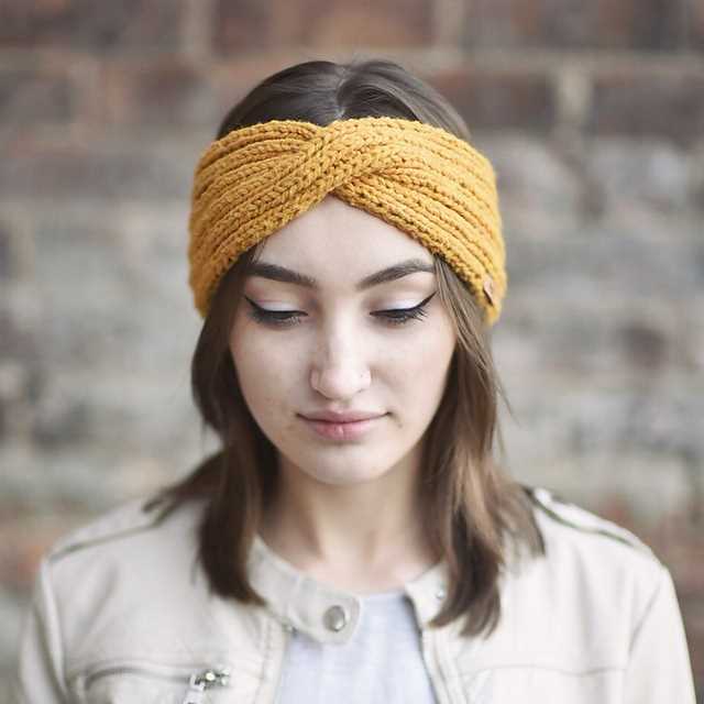 Knit turban headband pattern free