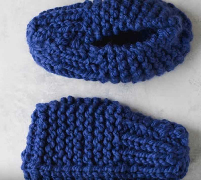 Easy knitted slipper patterns for beginners