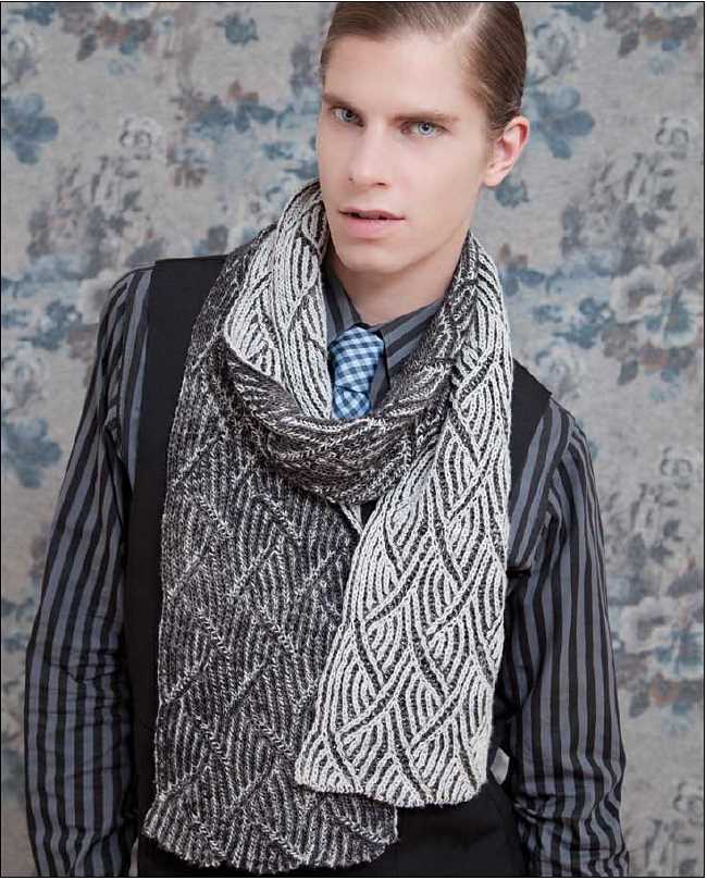 Men's scarves knitting patterns free