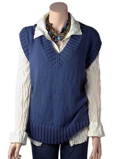 Long vest knitting pattern free