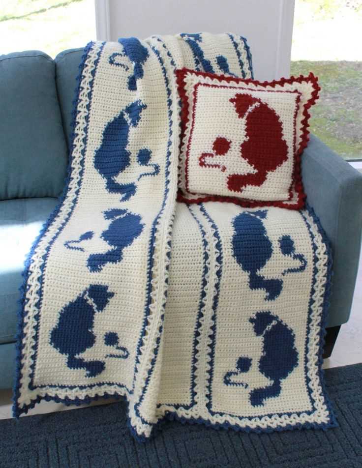 Free knitted cat blanket pattern